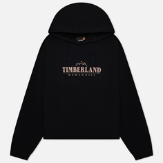 Женская толстовка Timberland Season Logo Hoodie, цвет чёрный, размер XS