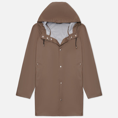 Мужская куртка дождевик Stutterheim Stockholm Lightweight, цвет коричневый