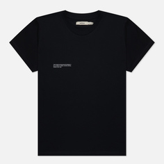 Женская футболка PANGAIA Lightweight Fitted, цвет чёрный