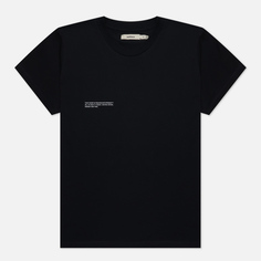 Женская футболка PANGAIA Lightweight Fitted, цвет чёрный, размер M