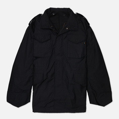 Мужская демисезонная куртка Alpha Industries M-65 Field Coat, цвет чёрный, размер S