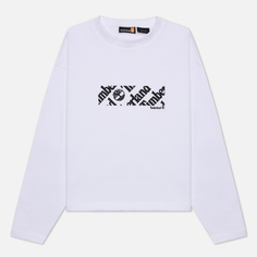 Женская толстовка Timberland Cropped Logo, цвет белый, размер S