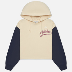Женская толстовка adidas Originals Modern B-Ball Hoodie, цвет бежевый