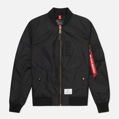 Женская куртка бомбер Alpha Industries L-2B Skymaster Gen II, цвет чёрный, размер XS