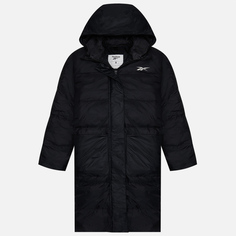 Женский пуховик Reebok Outerwear Long Down, цвет чёрный, размер S