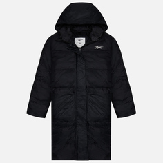 Женский пуховик Reebok Outerwear Long Down, цвет чёрный, размер M