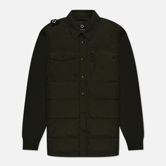 Мужская демисезонная куртка MA.Strum Softshell Down Quilt Overshirt, цвет оливковый
