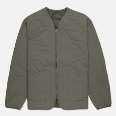 Мужская куртка лайнер thisisneverthat Polartec Reversible Quilted, цвет зелёный, размер M