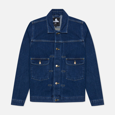 Мужская джинсовая куртка Edwin E-Classic Joaquin Blue Denim 12 Oz, цвет синий, размер S