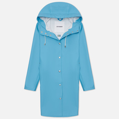 Женская куртка дождевик Stutterheim Mosebacke, цвет голубой, размер XL