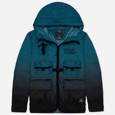 Мужская куртка ветровка Alpha Industries NASA Gradient Windbreaker, цвет синий