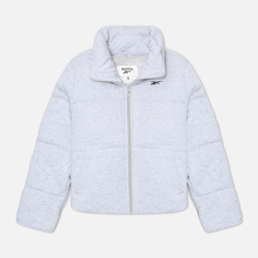 Женский пуховик Reebok Studio Puffer, цвет серый, размер S