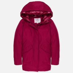 Женская куртка парка Woolrich Arctic Ramar Cloth, цвет бордовый