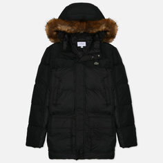 Мужская куртка парка Lacoste Detachable Hooded Waterproof Coat, цвет чёрный