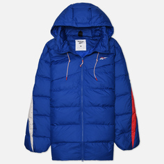 Мужской пуховик Reebok Vector Long Down, цвет синий, размер S