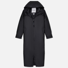 Женская куртка дождевик Stutterheim Mosebacke Long Winter, цвет чёрный, размер XL