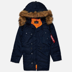 Женская куртка парка Alpha Industries N-3B, цвет синий