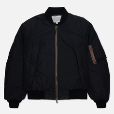 Мужская куртка бомбер Uniform Bridge 22FW Primaloft MA-1 Parka, цвет чёрный