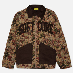 Мужская демисезонная куртка MARKET Softcore Arc Tapestry, цвет коричневый, размер M