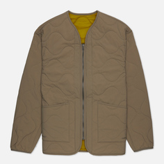 Мужская куртка лайнер thisisneverthat Polartec Reversible Quilted, цвет оливковый, размер XL