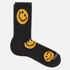 Носки MARKET Smiley Vintage All Over Print, цвет чёрный, размер 40-46 EU