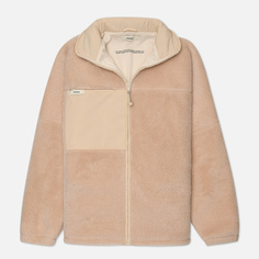 Женская флисовая куртка PANGAIA Archive Fleece Zipped, цвет бежевый, размер L