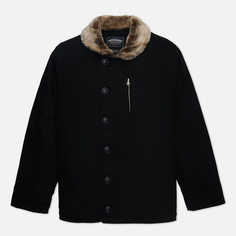 Мужская демисезонная куртка FrizmWORKS Edgar N-1 Deck, цвет чёрный, размер L
