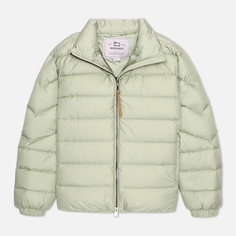Женский пуховик Woolrich Ellis Microfiber Down, цвет зелёный, размер S