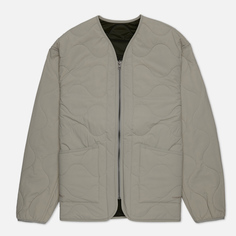 Мужская куртка лайнер thisisneverthat Polartec Reversible Quilted, цвет бежевый, размер L