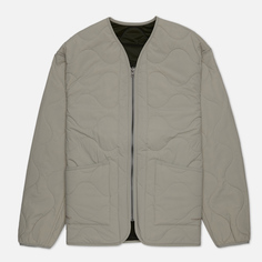 Мужская куртка лайнер thisisneverthat Polartec Reversible Quilted, цвет бежевый