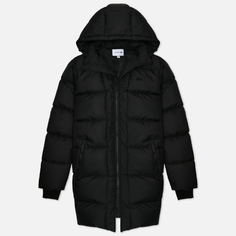 Мужской пуховик Lacoste Hooded Quilted Coat, цвет чёрный