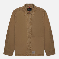 Мужская демисезонная куртка Alpha Industries Contrast, цвет бежевый, размер M
