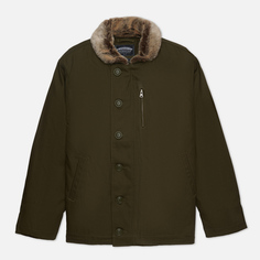 Мужская демисезонная куртка FrizmWORKS Edgar N-1 Deck, цвет оливковый, размер L