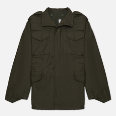 Мужская демисезонная куртка Alpha Industries M-65 Field Coat, цвет оливковый, размер XL