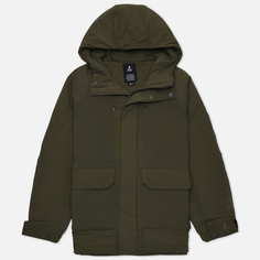 Мужская зимняя куртка Gramicci Craftevo Ny66 Hooded, цвет оливковый, размер XS