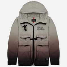 Мужская куртка ветровка Alpha Industries NASA Gradient Windbreaker, цвет серый, размер XL