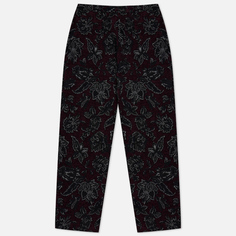 Мужские брюки thisisneverthat Floral Work, цвет бордовый