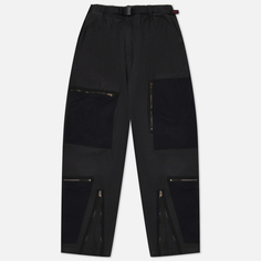 Мужские брюки Gramicci Back Satin Parachute, цвет чёрный, размер S