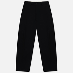 Женские брюки Uniform Bridge One Tuck Wool Slacks, цвет чёрный, размер M