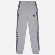 Мужские брюки Umbro FW Taped Jogger, цвет серый, размер XL