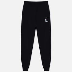 Мужские брюки Etudes Essentials Tempera Patch, цвет чёрный, размер S