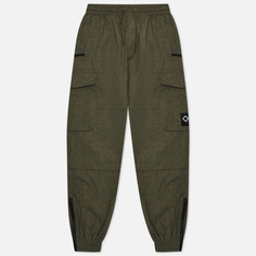 Мужские брюки MA.Strum Tie Dyed Cargo Regular Fit, цвет оливковый