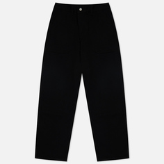 Мужские брюки Uniform Bridge Cotton Fatigue Wide Fit, цвет чёрный