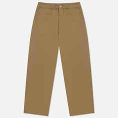 Мужские брюки Uniform Bridge Cotton Fatigue Wide Fit, цвет бежевый