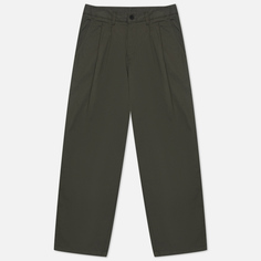 Мужские брюки Uniform Bridge Two Tuck Chino, цвет зелёный, размер M