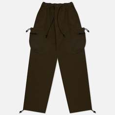Мужские брюки Uniform Bridge 22FW Utility Pocket, цвет оливковый