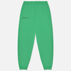 Мужские брюки PANGAIA 365 Basic Signature Track, цвет зелёный, размер XS