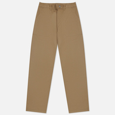 Женские брюки Uniform Bridge Cotton Fatigue Regular Fit, цвет бежевый
