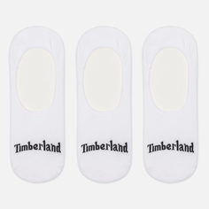 Комплект носков Timberland 3-Pack Stratham No-Show, цвет белый, размер 42-46 EU