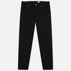 Мужские джинсы Edwin Regular Tapered Kaihara Black x Black Stretch Denim 12.5 Oz, цвет чёрный, размер 28/32